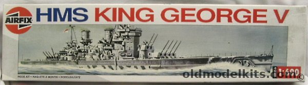 Airfix 1/600 HMS King George V, 06205 plastic model kit